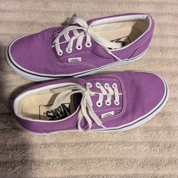 Vans Purple Canvas Sneakers Women's Size 6 Men's Size 4.5 - Picture 6 of 11
